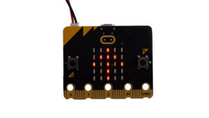 Picture of a north arrow on a micro:bit